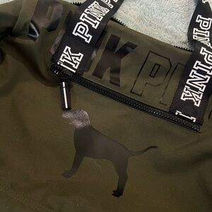 Victoria's Secret PINK Olive Green Tote